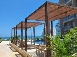 Exclusivo apartasuite con terraza y vista al mar - Bello Horizonte