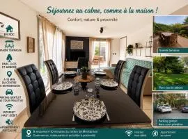 ''Le Nid du Forez'' appartement 2 chambres , parking gratuit ,terrasse privative