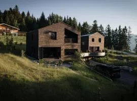 Modernes Architektur-Chalet mit Alpenpanorama