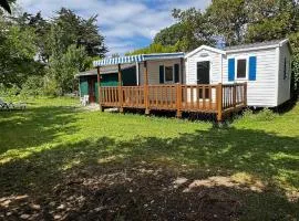 Mobil Home terrain privé 300 M plage