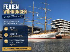 Ferienwohnungen Haus Krabbe zentral & hundefreundlich, ideal für Paare und Alleinreisende, zwischen Bremerhaven und Cuxhaven, hotel em Wremen