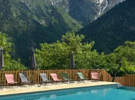 Venosc, Le Haut de la Grange, accès piscine et espace bien-être