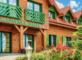 Mazurska Chata jezioro i aquapark 6 min, centrum i promenada 12 min – hotel w mieście Mikołajki