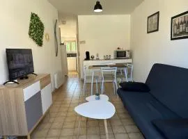 Appartement T2, 4 couchages avec Terrasse privée, tout proche de la cure thermale, centre-ville