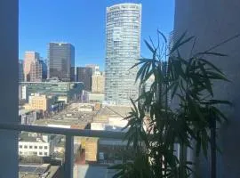 Independant Vancouver city center station 933 seymour with panorma city view skip floor