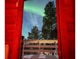 Macktunet - Retro log cabin from the 70s in Malangen, hotell i Lanes