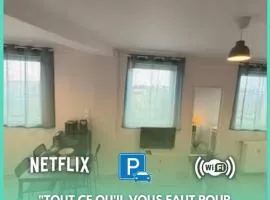 Zen Studio with Netflix, Parking, and Easy Access to Paris