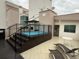 Cobertura Jasmim c/piscina|3Q toda climatizada!