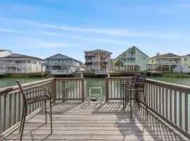 Pet Friendly 3 Bedroom Inlet Front Beach Home for 12! Oversized Deck and Dock! Blushing Mermaid