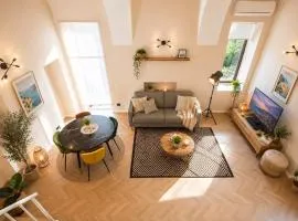 Creative loft at Garda lake