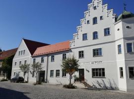 Boutique Hotel zur Post, Hotel in der Nähe vom Flugplatz Ingolstadt-Manching - IGS, Vohburg an der Donau