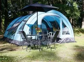 Familienzelt Einfach Camping direkt am Strand