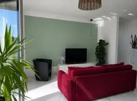 Gemütliche Wohnung mit Terrasse im Grünen