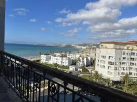 Sunny Malabata Apartment Balcony, Pool & Beach