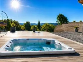 Villa 8 pers avec SPA, vue panoramique et jardin près du Salagou