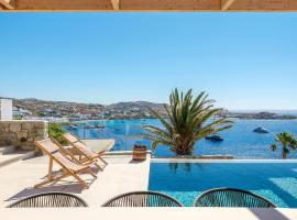 Villa Lilium III - Panoramic View over Psarou Bay!, hotel v destinácii Psarou