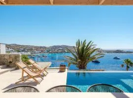 Villa Lilium III - Panoramic View over Psarou Bay!