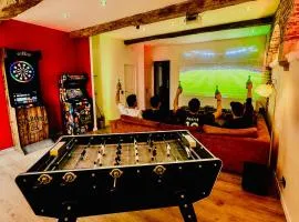 Quartier Général des Gamers Arcade Terrasse