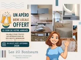 Les 20 bonheurs - Cosy pour 2 pers - Check-in 24-24