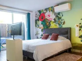 Suite Touraco, clim, balneo, terrasse - Parc des Oiseaux
