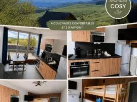 Studio 4-6 personnes Super Besse proche pistes vue sur les montagnes