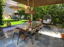 Pnoẽs Pelion Luxury Seaview Villa with priv Garden