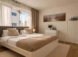 Modern apartment with designer bathroom