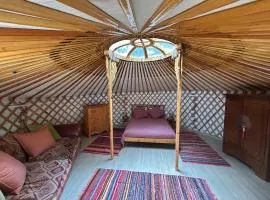 The yurt at Gites 474
