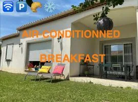 Maison climatisée avec hote ptit dej inclus