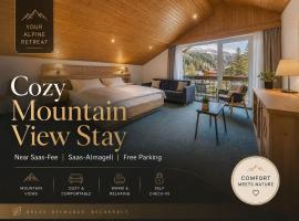 Mountain View Suite near Saas-Fee Self Check-in, hotel a Saas-Almagell