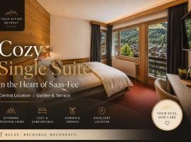 Cozy Single Suite in the Heart of Saas-Fee, hotel Saas-Feeben