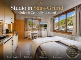 Studio in Saas-Grund quiet and centrally located, hotel a Saas-Grund