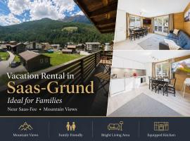 Vacation rental in Saas-Grund ideal for families, Hotel in Saas-Grund