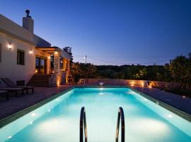 Panorama Villa Sitia、シティアのホテル