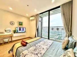 Bright High Rise Studio Apartment with Panorama View in Hanoi Vietnam