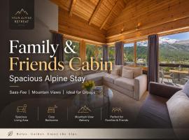 Family & friends cabin in Saas-Fee, hotel v destinácii Saas-Fee