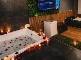 Wohnung Private-SPA Whirlpool, Dusche, Smart TV, Doppelbett