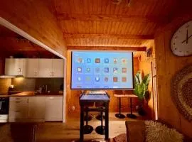 Cozy chalet with private jacuzzi and home cinema between Amsterdam Haarlem and Schiphol Airport