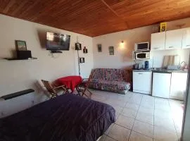 Studio avec terrasses et jardin en rdc de villa