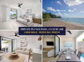 Elegant 2BR Pool Villa Beach 5min Holetown