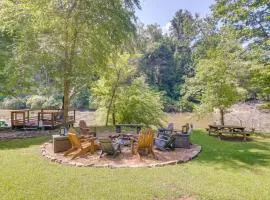 Riverfront, Hot Tub! Coosawattee River Resort Home