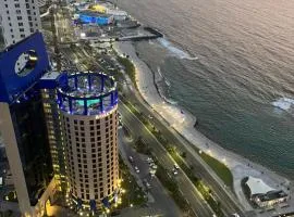 شقةباإطلالة بحرية برج داماك Damac AlJawharah Tower