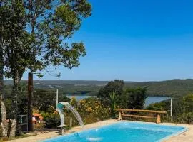 Rancho AYA - Piscina com Vista para o Lago Corumba lV