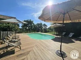 Maison avec piscine privée et animaux admis - 10 pers. - FR-1-616-586
