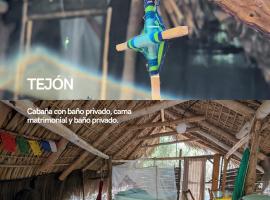 Viesnīca Cabaña Tejon - Casa Corazon Mazunte pilsētā Masunte