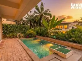 StayVista at Casa Bliss with Pool, BBQ and Karaoke