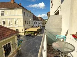 Charming Old Town Studio with Private Balcony