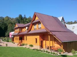 Chałupka na szlaku Zacisze, hotel i Biały Dunajec