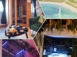 Spa-Sauna-Ciel de pluie tropicale-Champagne Nuit Romantique - Escapade Mâconnaise, хотел в Макон