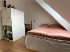 Skønt værelse med eget bad og toilet